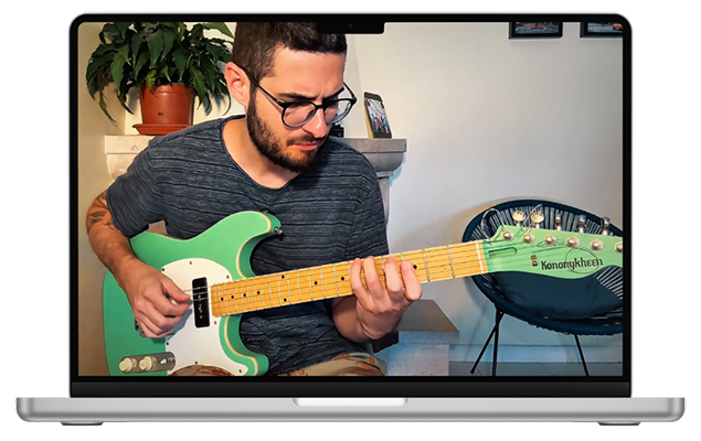 Mockup das aulas em vídeo